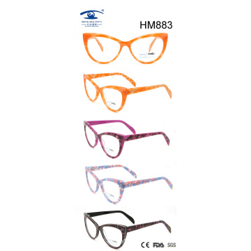 Handmade Custom Vintge Cat Multi Color Acetate Eyeglasses (HM883)